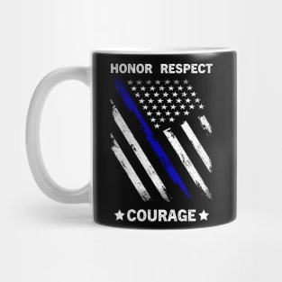 Thin Blue Line LEO LOW Design Mug